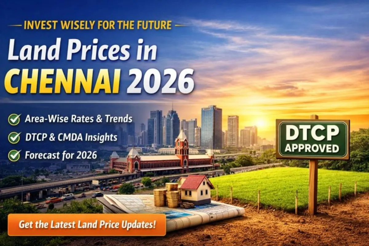 Land Prices in Chennai – 2026 Area-Wise Rates, Investment Hotspots & Expert Forecast